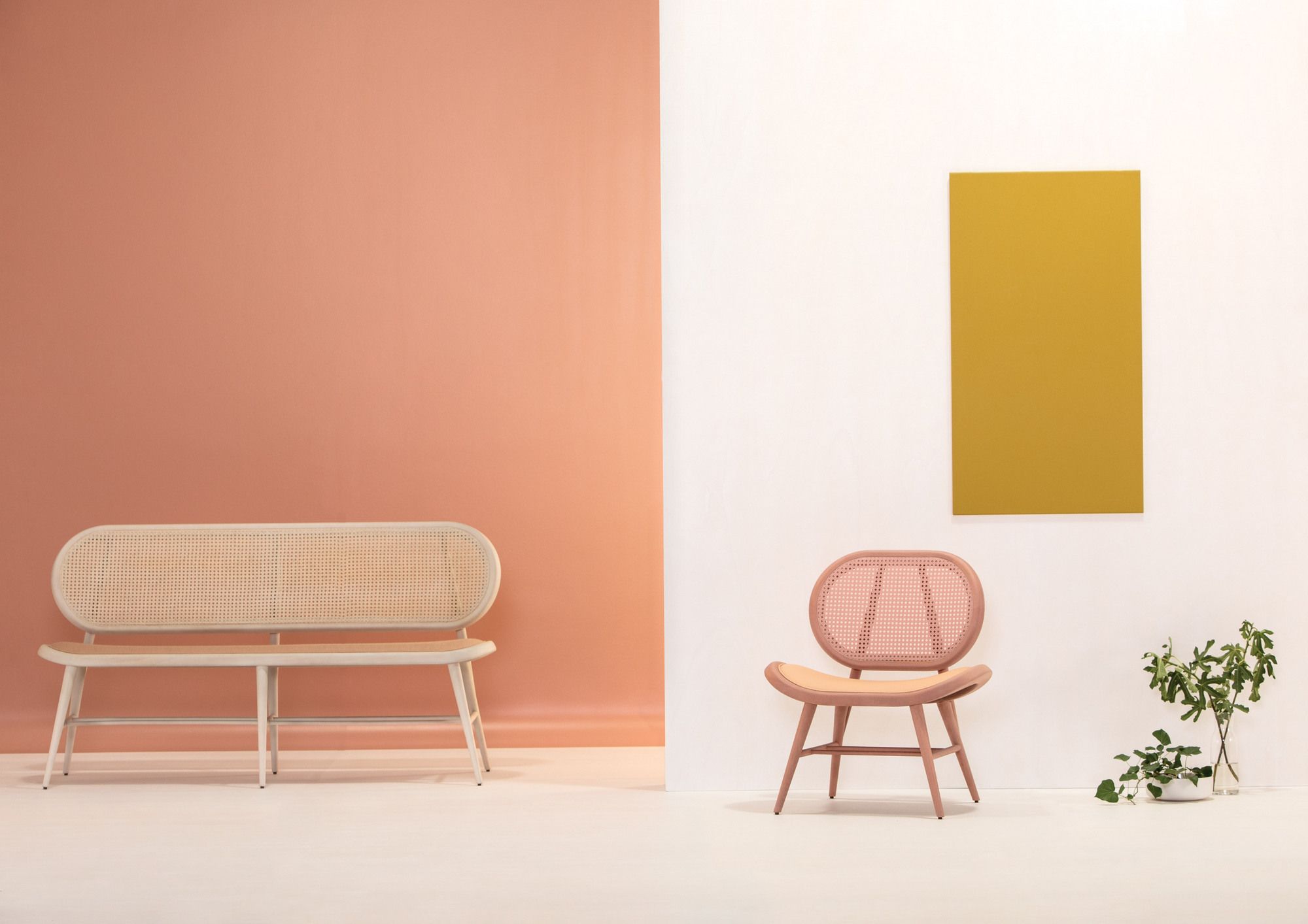 Скамейка из бука со спинкой Vergés Bernardes ARCH-00112179 - Вид №3