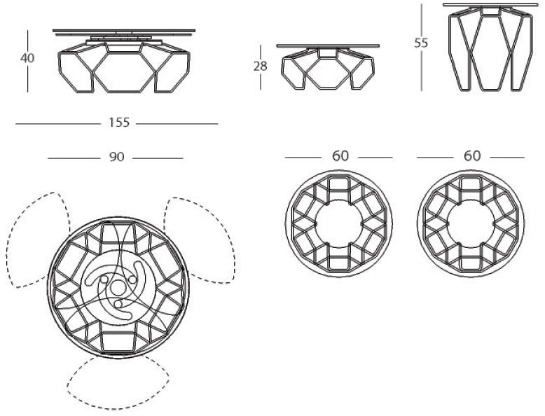 NAOS Журнальный столик из керамики sun-id-1506751 - Вид №3