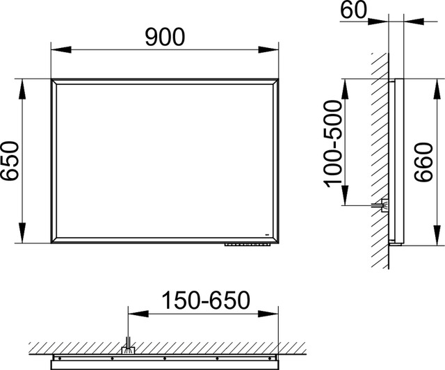 14597172000 Зеркало с подсветкой KEUCO Royal Lumos - Вид №7