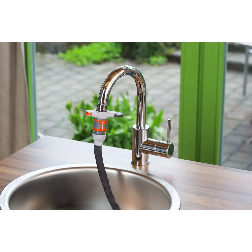 Адаптер на бытовой кран для быстрого соединения Gardena STLM-2020966 - Вид №9