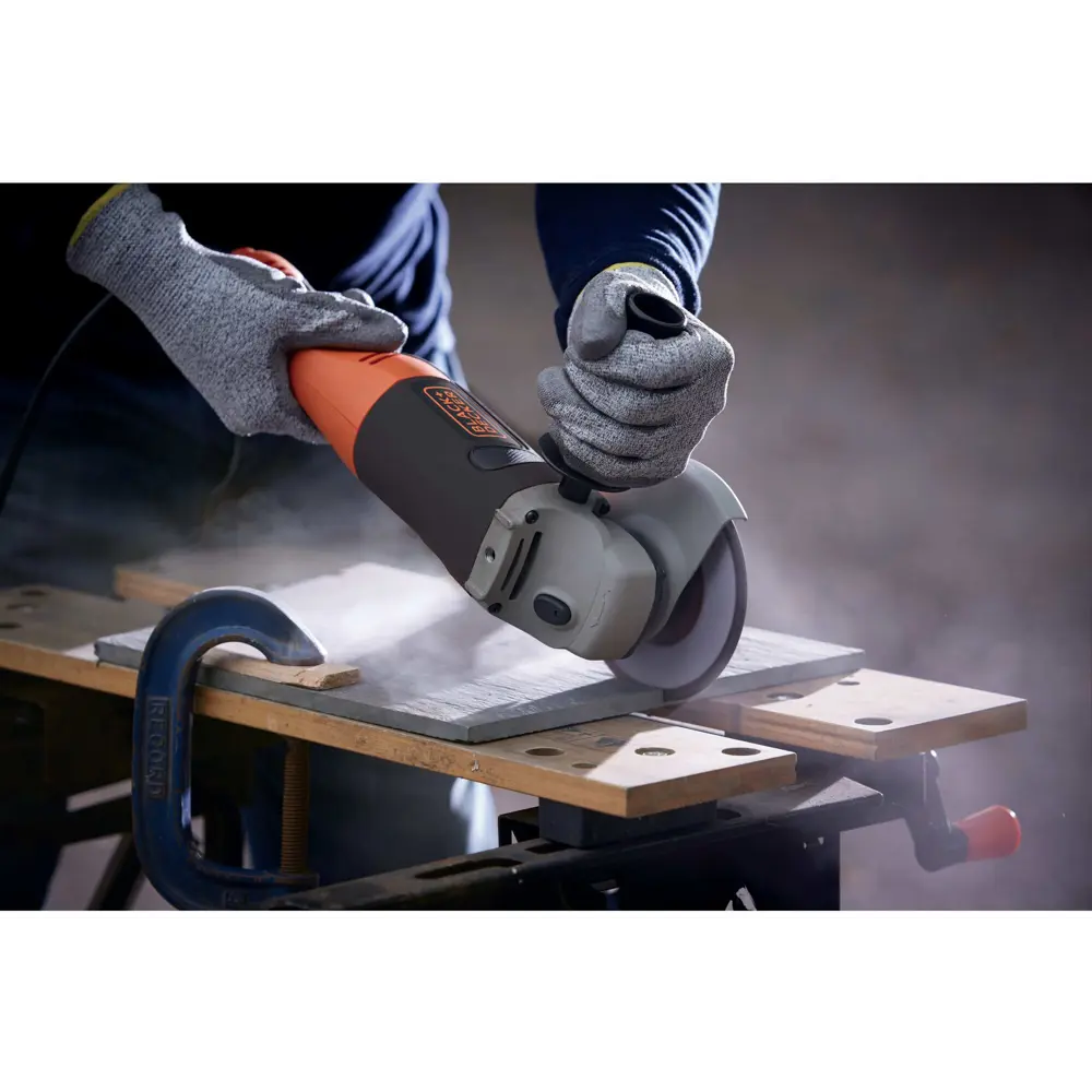 УШМ сетевая Black&Decker KG1202K-QS, 1200 Вт, 125 мм BLACK + DECKER STLM-2182776 - Вид №9