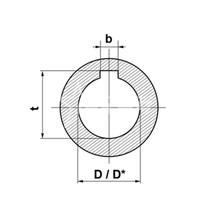 IS3213 Втулка тапербуш 1008-9 мм ISKRA  - Вид №4