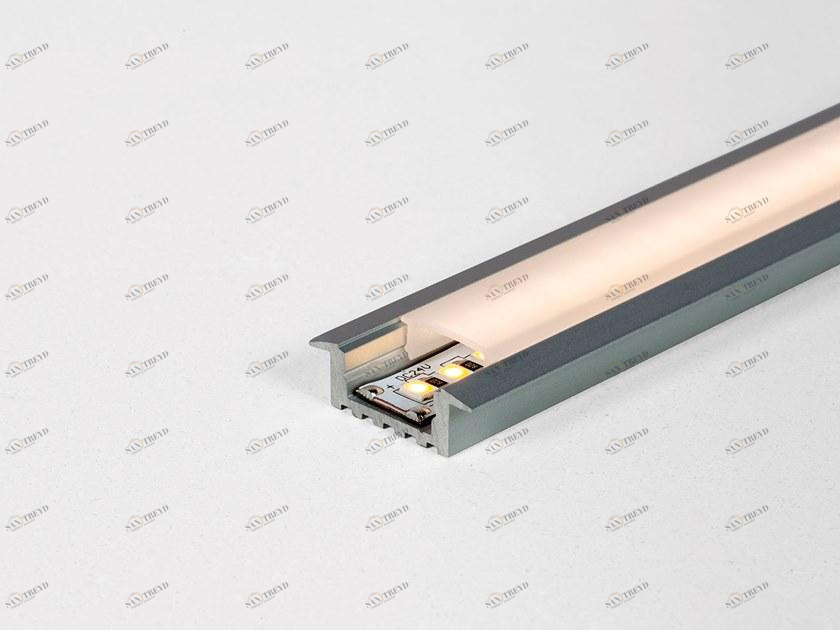 HER Линейный световой профиль из алюминия для светодиодных модулей  Pf020 