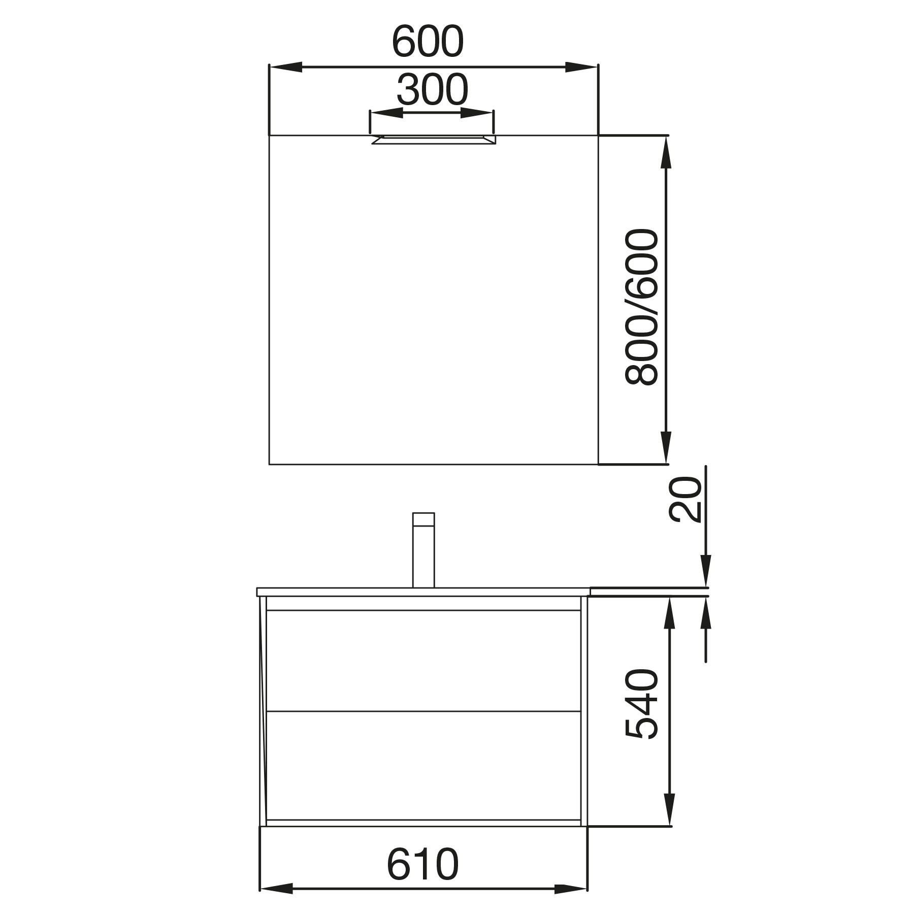 85005 SALGAR Комплект мебели для ванной Noja 600 1 ящик 1 место СЕРЫЙ МАТОВЫЙ + Раковина + Зеркало + Свет Мэтт Грей - Вид №2