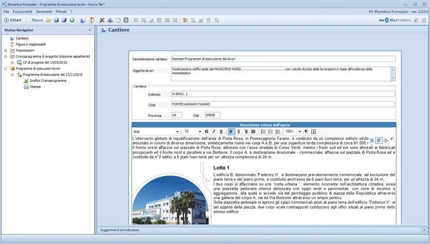 Blumatica Ход работы, график sun-id-1376280 - Вид №3