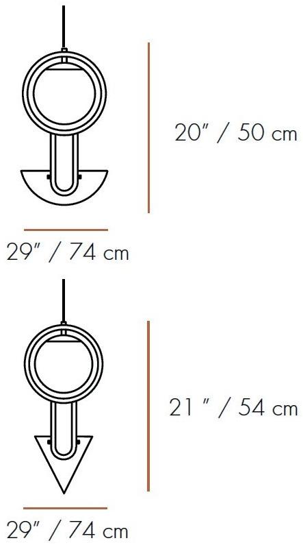 UTU Soulful Lighting Металлический светодиодный подвесной светильник Frame Santreyd sun-id-1405686 - Вид №5