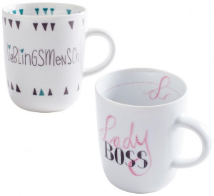 57G254A50667C 2 шт. подарок набор счастливых чашки любимый человек / леди босс Kahla-porzellan