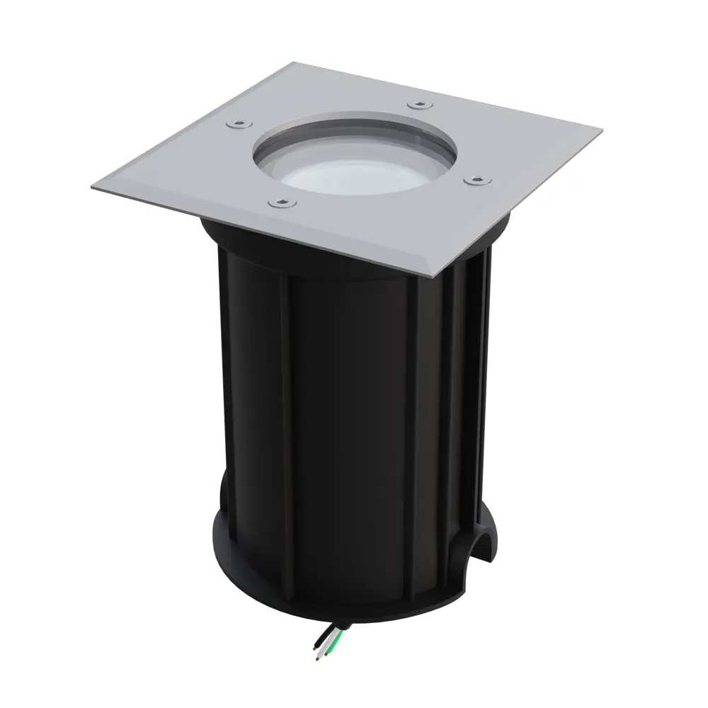 Светильник грунтовой квадратный IP67 цвет хром APEYRON STLM-2084383