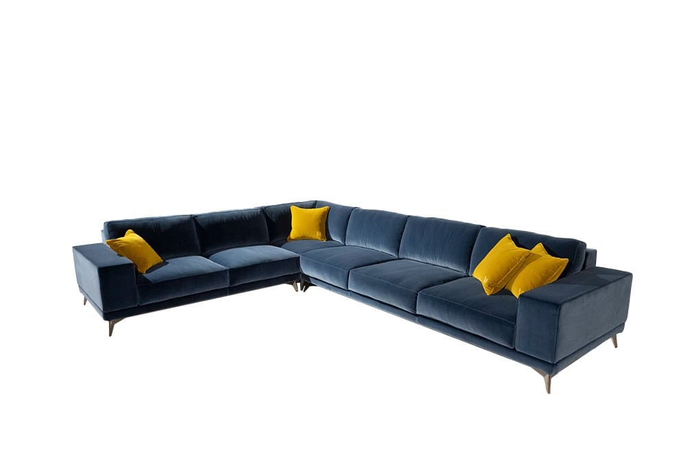 Бархатный угловой диван Mantellassi 1926 Tesla ARCH-00038994 - Вид №5