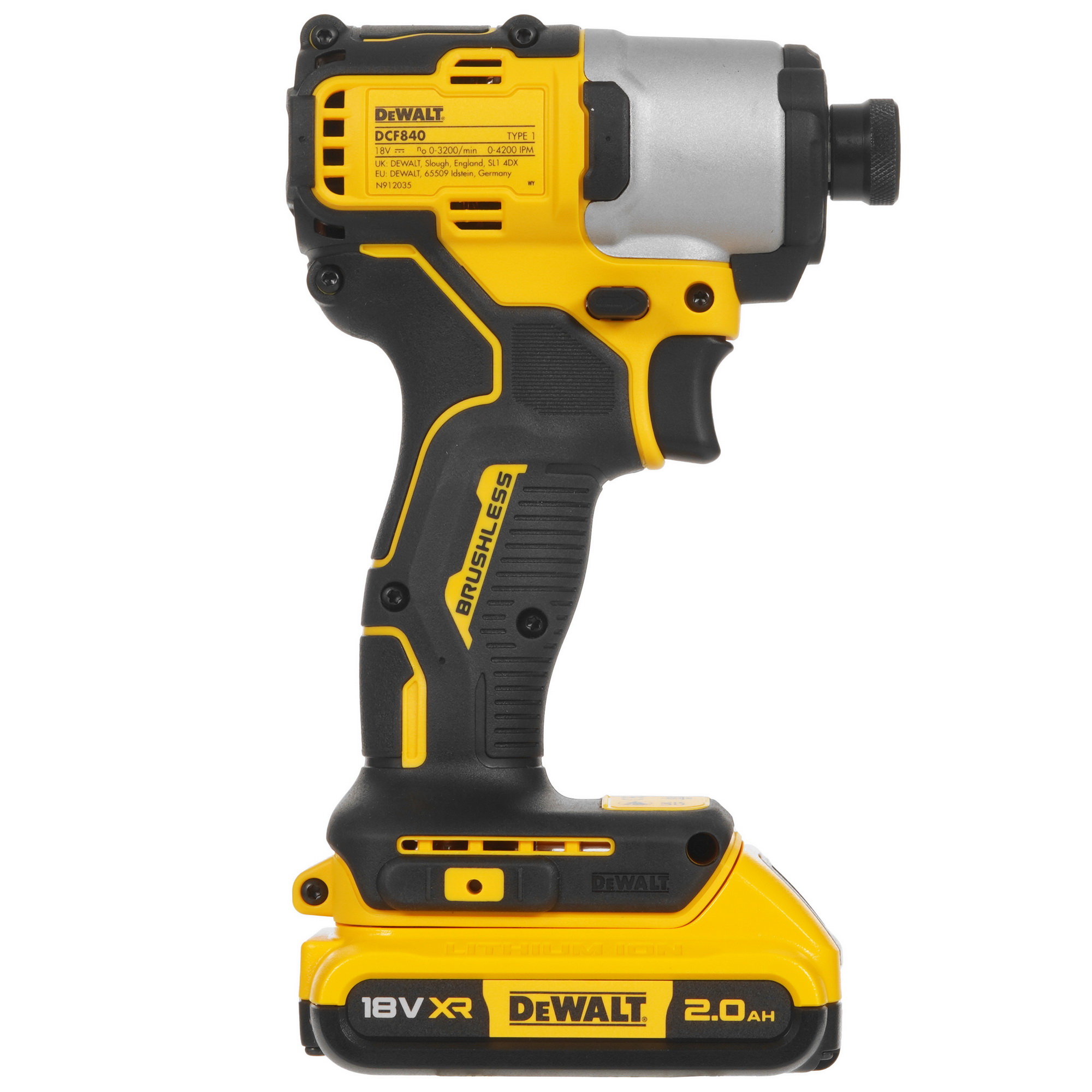 Винтоверт DeWalt DCF840D2T FLEXVOLТ 18/54V 5438040 STDN-0140195 - Вид №2