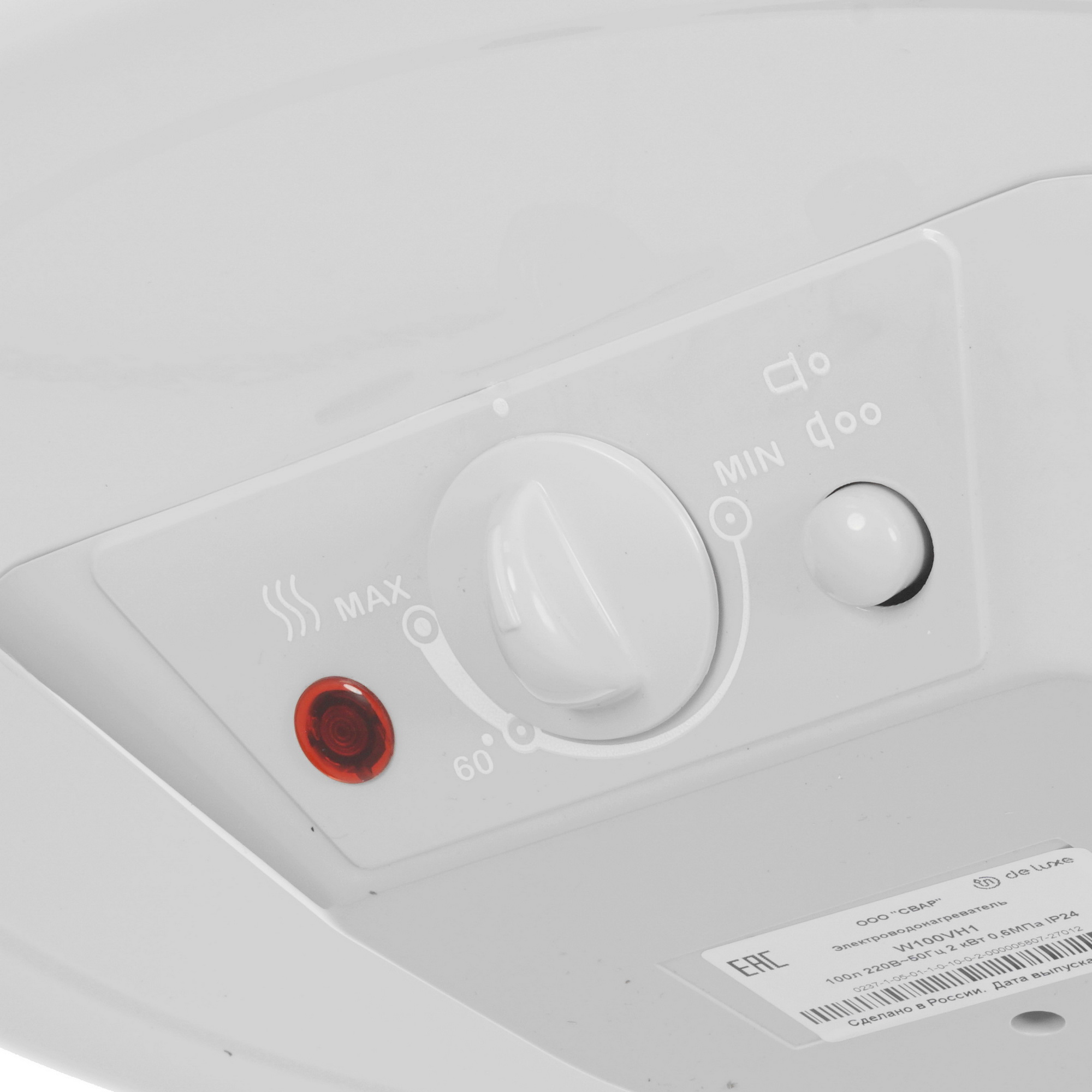 1290933 Водонагреватель электрический De Luxe W100VH1 STDN-0075999 - Вид №3