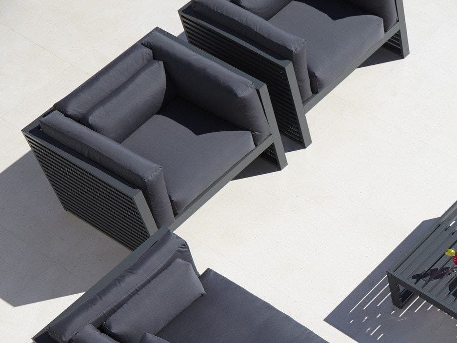 Тканевое садовое кресло с подлокотниками GANDIABLASCO DNA ARCH-00043910 - Вид №8