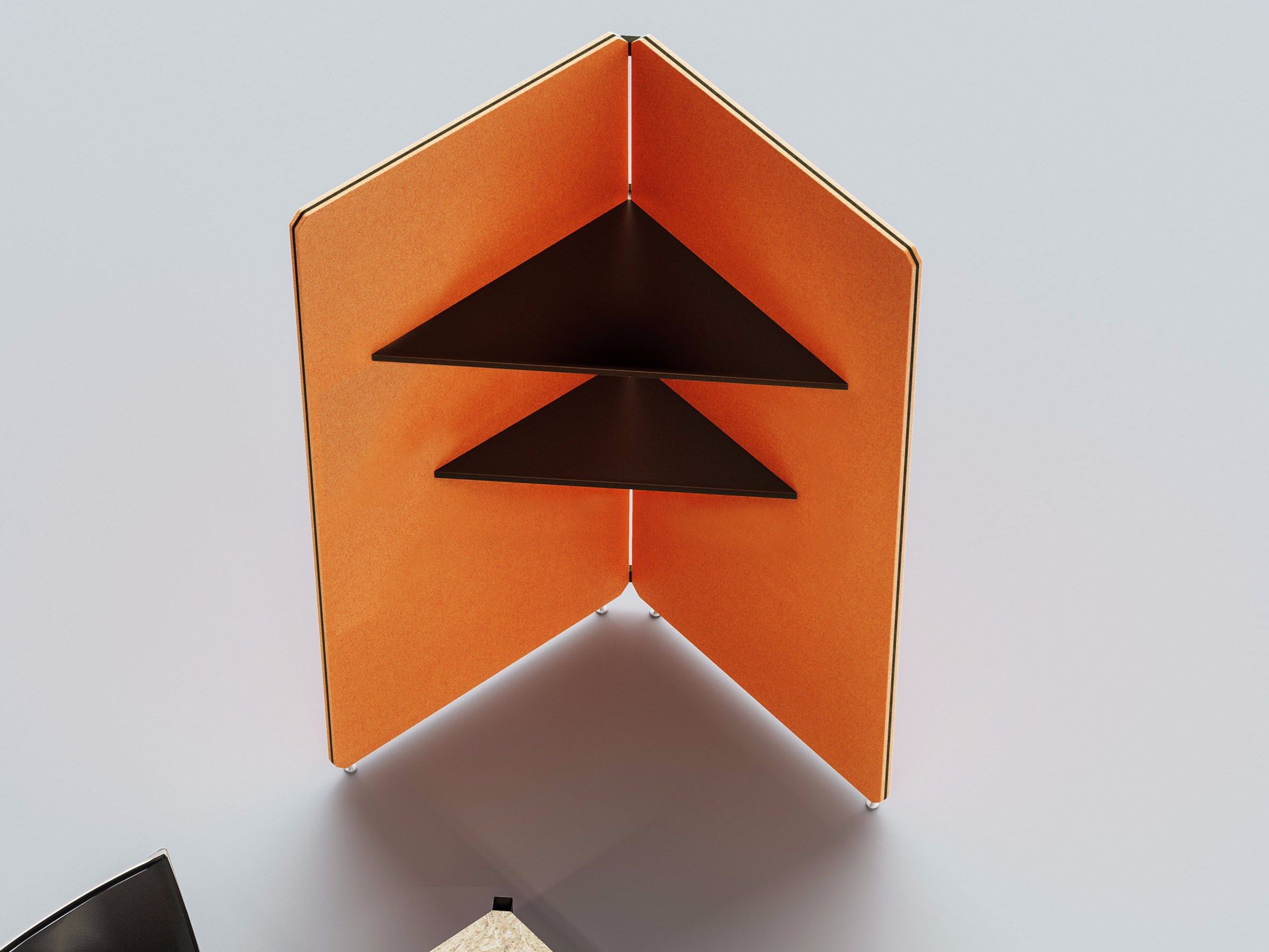 Модульная ткань отдельно стоящая звукопоглощающая офисная перегородка FANTONI ARCH-00148470