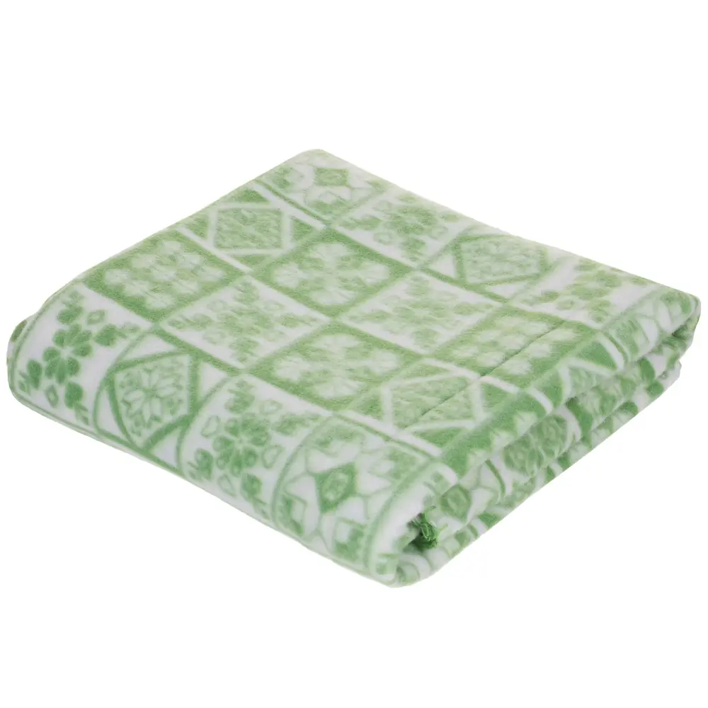 Плед «Orlando» 130х170 см флис цвет зелёный Santreyd STLM-2021653