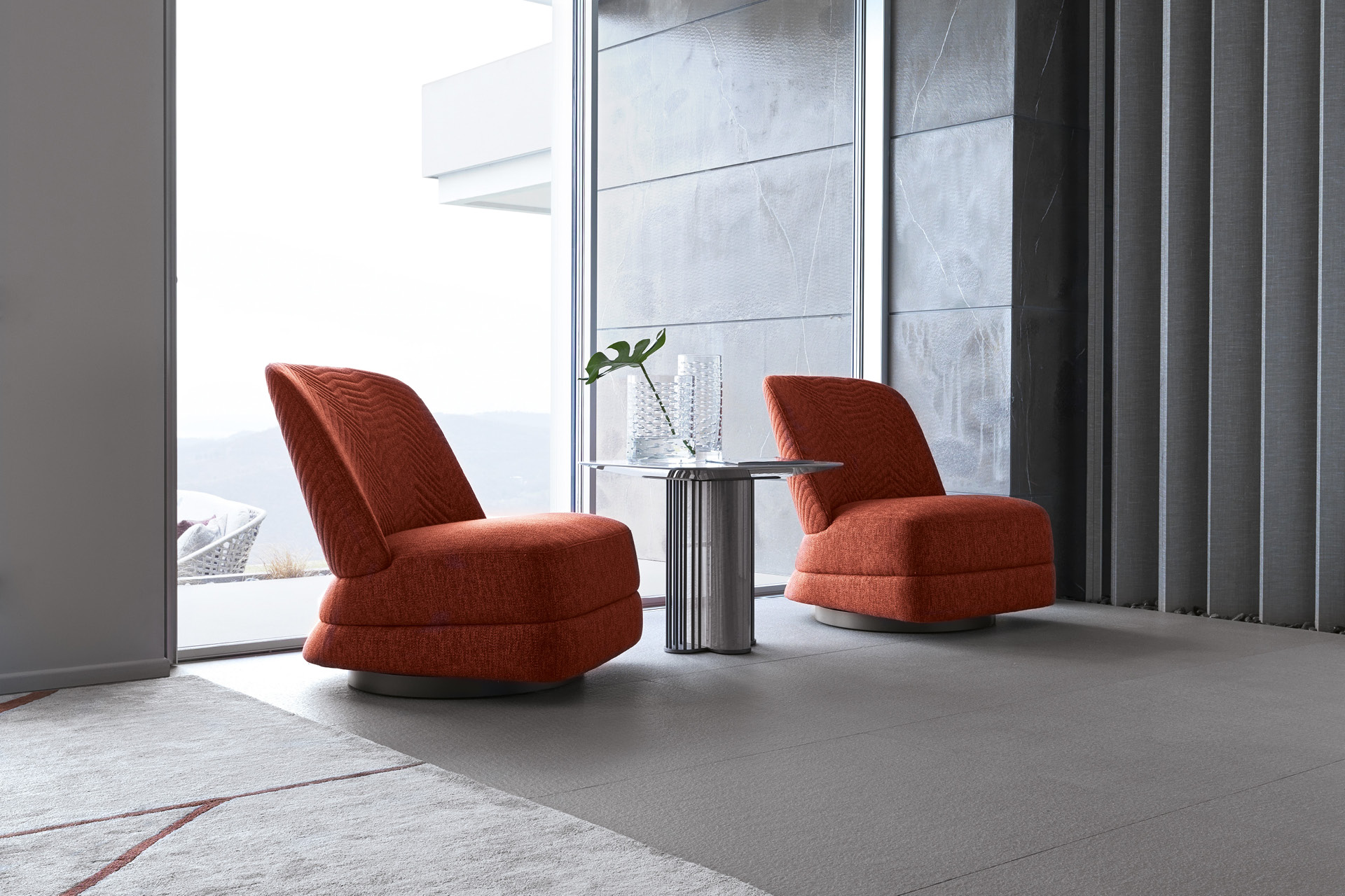 490/01 Moonlight Кресло вращающееся без подлокотников - giorgio collection - Вид №4