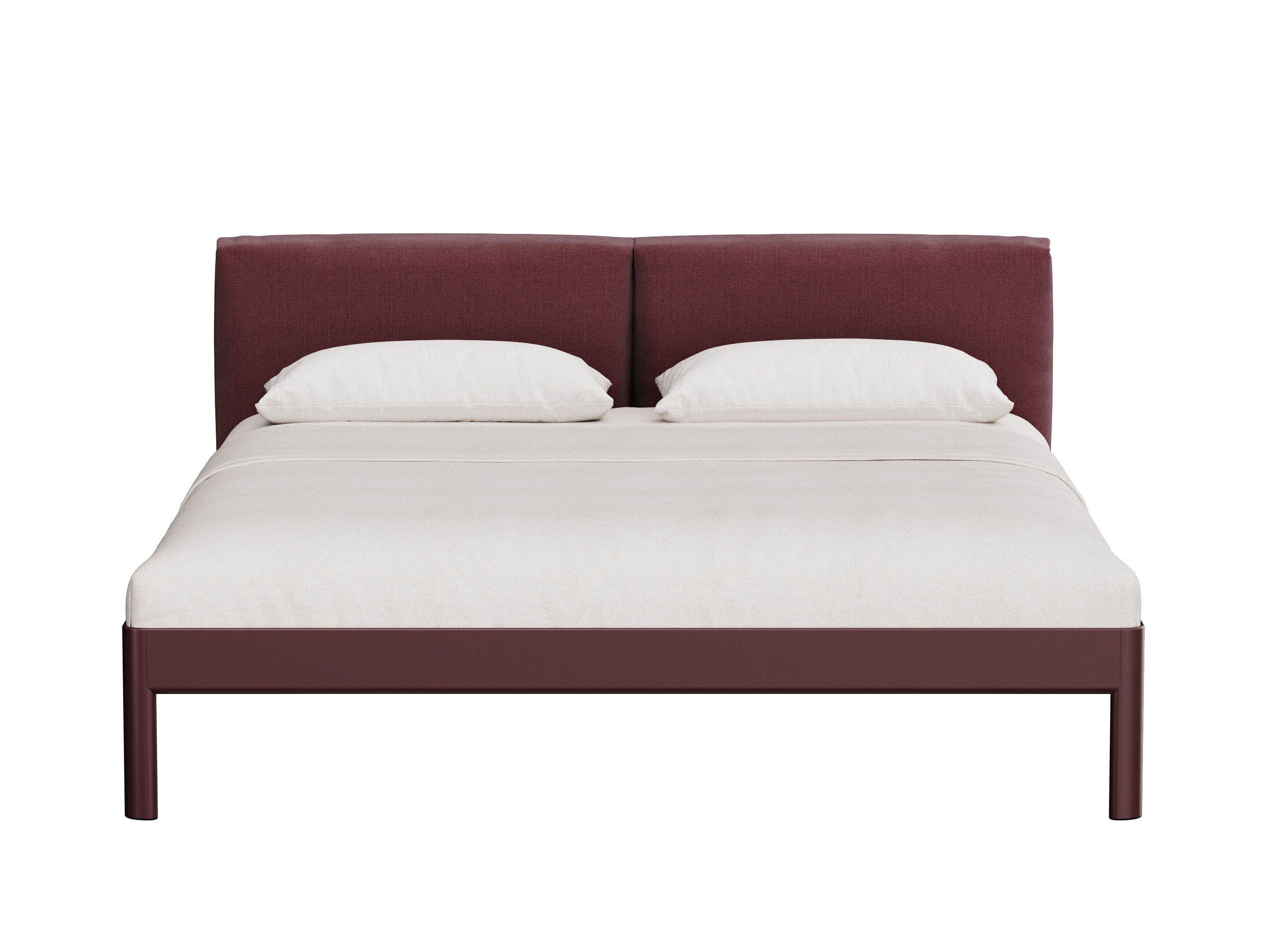 Алюминиевая двуспальная кровать с мягким изголовьем Noah Living Heia ARCH-00065654 - Вид №3