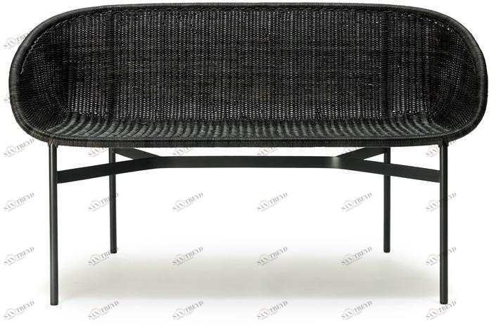 Feelgood Designs Скамья из ротанга со спинкой sun-id-1489410