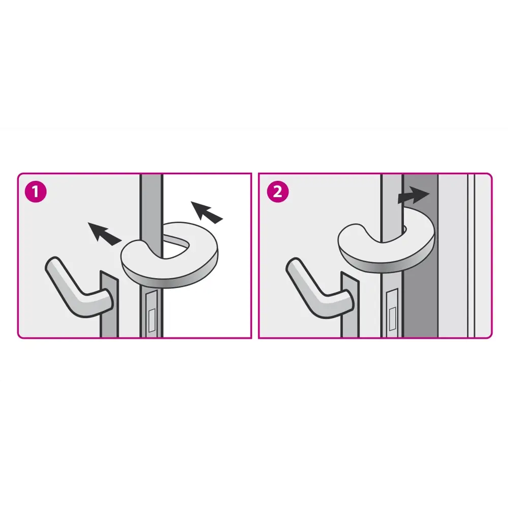 Блокиратор двери «Тигр» CD5075, резина, цвет оранжевый Santreyd STLM-2074793 - Вид №2