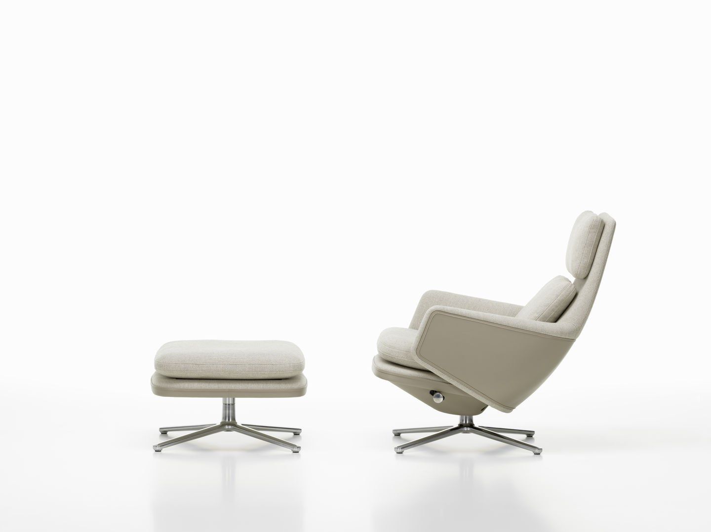 Тканевая мягкая спицевая подставка для ног VITRA Grand Relax ARCH-00011553 - Вид №6