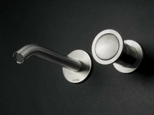 ZAZZERI Смеситель для мойки на 2 отверстия из нержавеющей стали Jk21