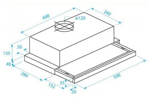 6631914 Вытяжка телескопическая Beko CTB6407X серебристый/серебристый STDN-0013081 - Вид №10