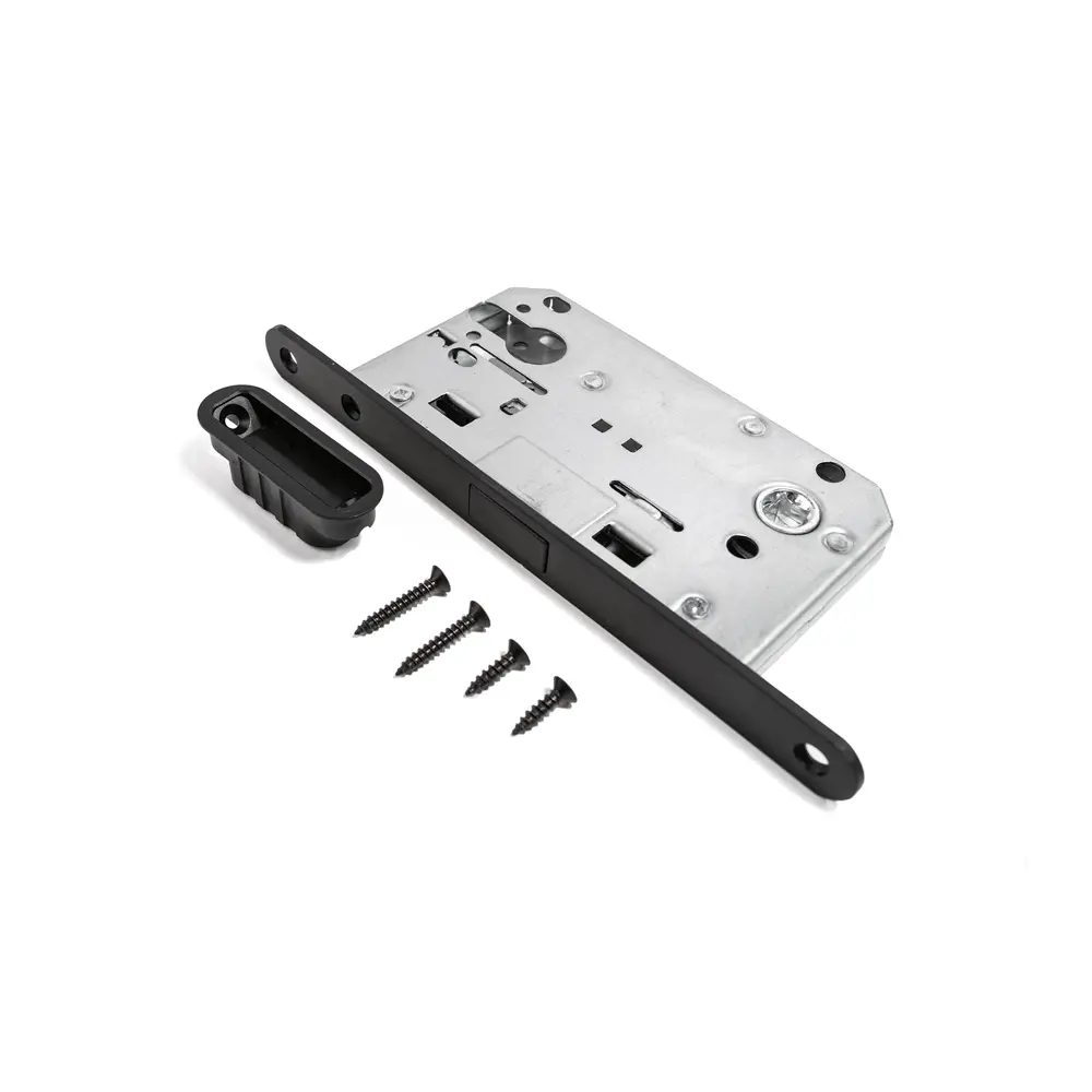 Защелка межкомнатная Palladium 585M 80x140 мм сталь цвет черный STLM-2174296 - Вид №1