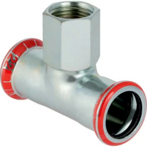 GEBERIT 21305 Тройник Geberit Mapress из углеродистой стали, с внутренней резьбой