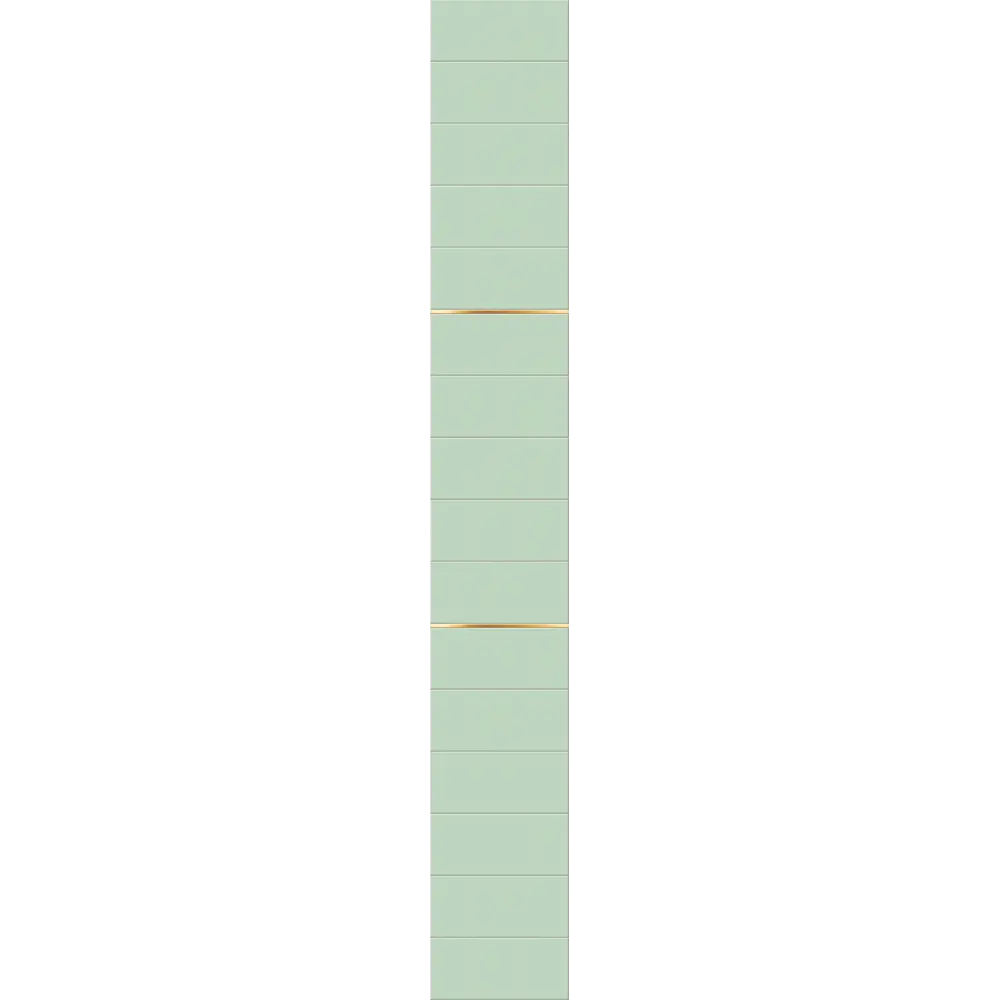 Панель ПВХ Тала зеленый 8 мм 2700х375 мм 1.0125 м² VENTA STLM-2177653