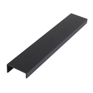 Мебельная ручка-профиль черная 160 мм