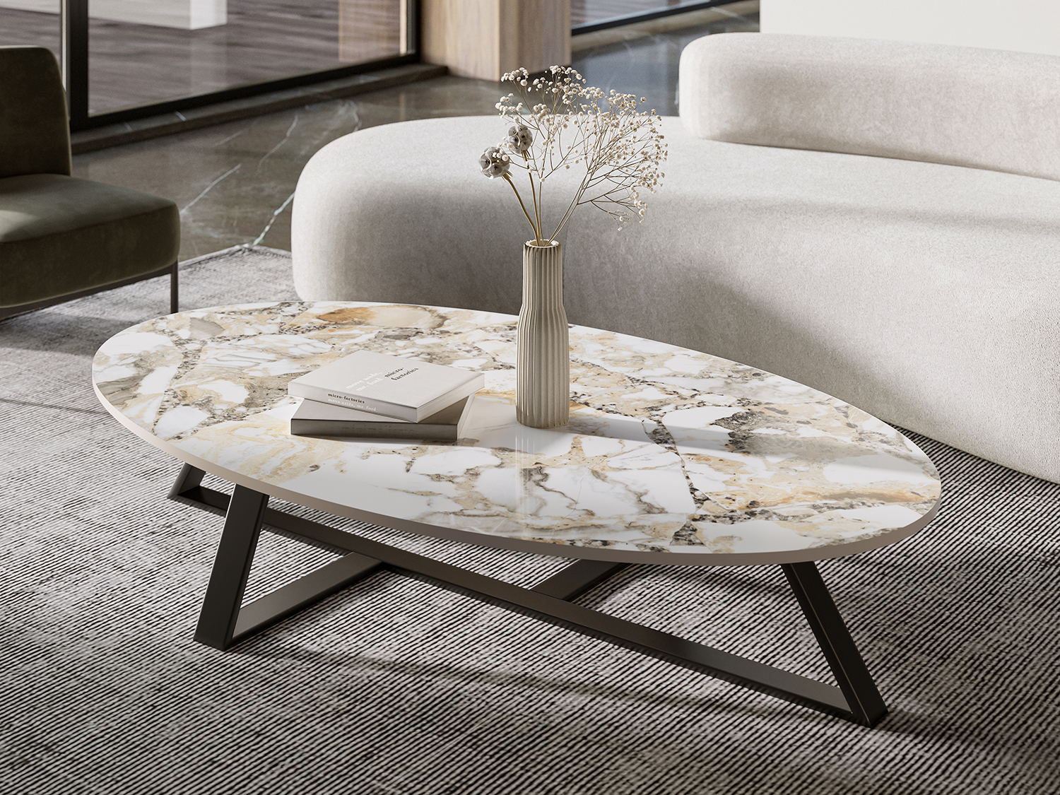 Бескрайний Бежевый Слэб STAROTECH STP-ST154 INCOLOR Double Polished - Вид №3