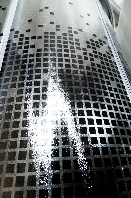 ЕМ4516 LED с гм. Душевая кабина DETO Серия EM L 801 с гм. и эл. BLACK - Вид №12