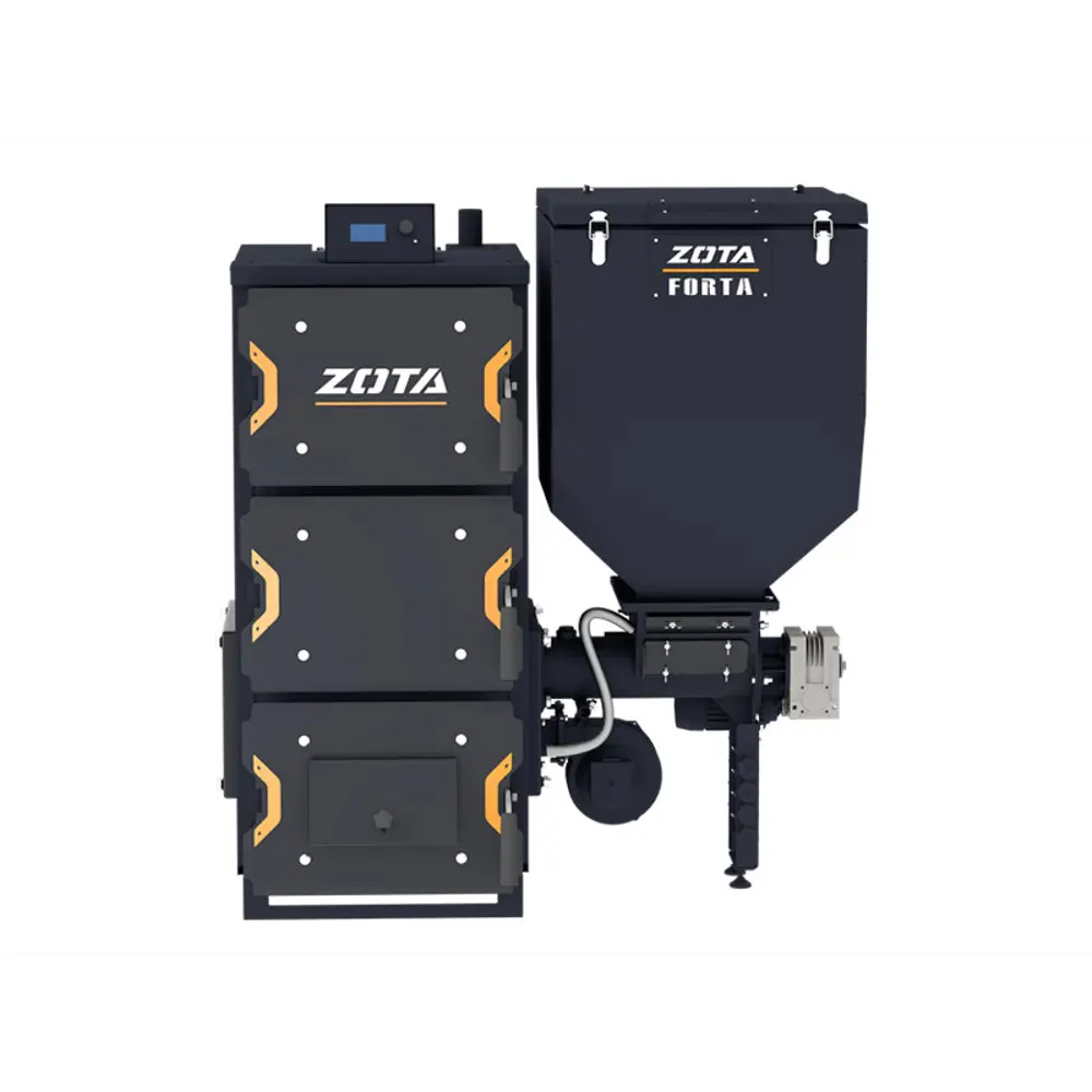 Котел твердотопливный Zota Forta 15 DM FR4931126015 15 кВт 89365715 STLM-2198982  - Вид №2
