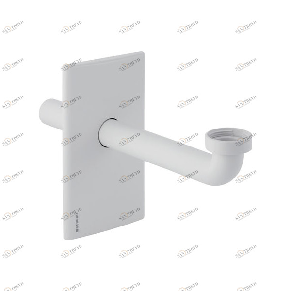 115.416.11.1 комплект для раковины с внутристенным сифоном (белый) Santreyd 