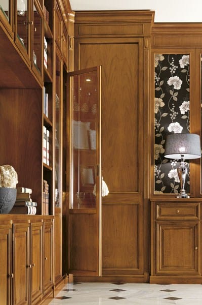 Изготовленная на заказ стена из грецкого ореха с подставкой для телевизора Martini Interiors Oliver's House ARCH-00071391 - Вид №2