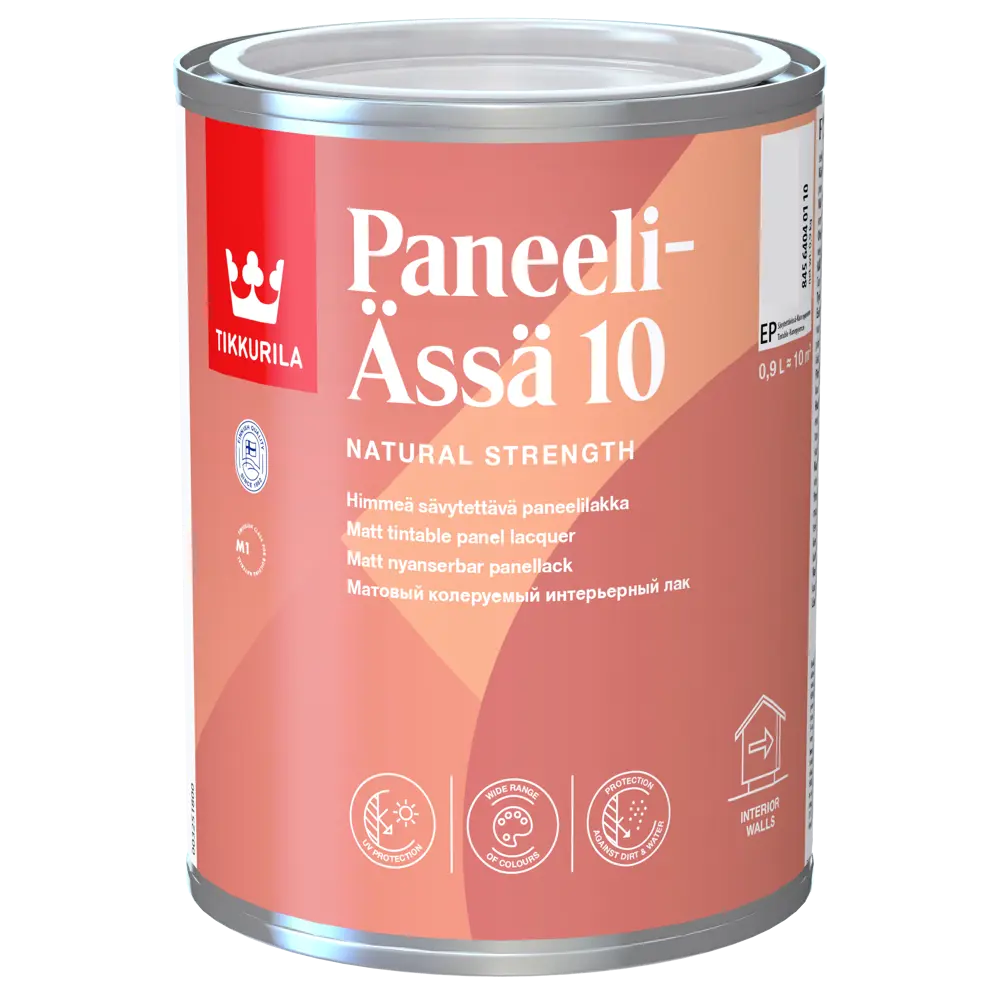 Лак Панели-Ясся 10 матовый 0.9 л Tikkurila STLM-2129512