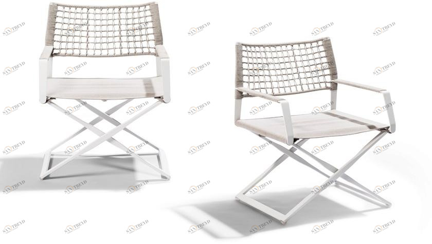 TRIBÙ Раскладное садовое кресло с подлокотниками Regista 02012