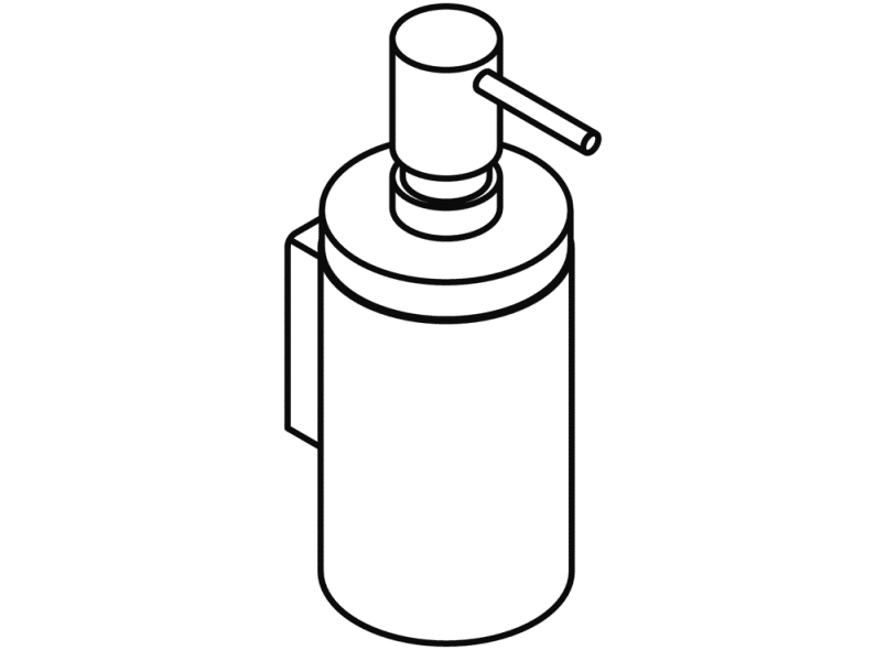 162.06.110XA Дозатор мыла с держателем HEWI Spenderprodukte  - Вид №4