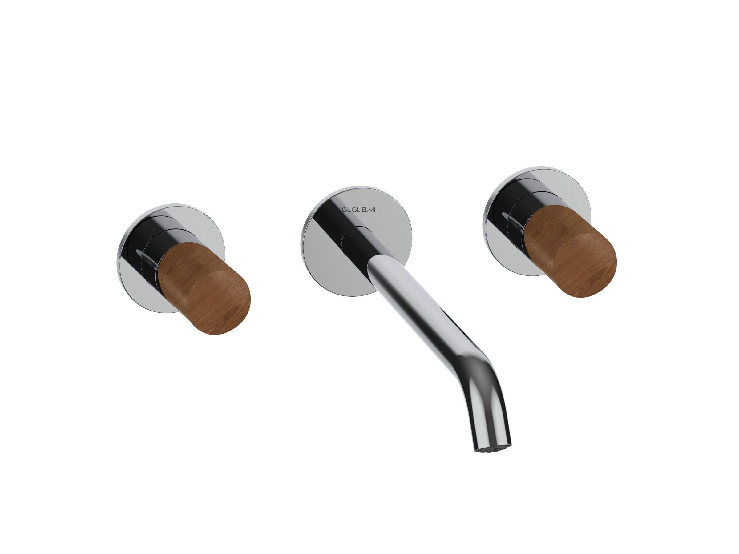 Настенный смеситель для раковины с 3 отверстиями GUGLIELMI RUBINETTERIE Sprint Color ARCH-00075384 - Вид №3