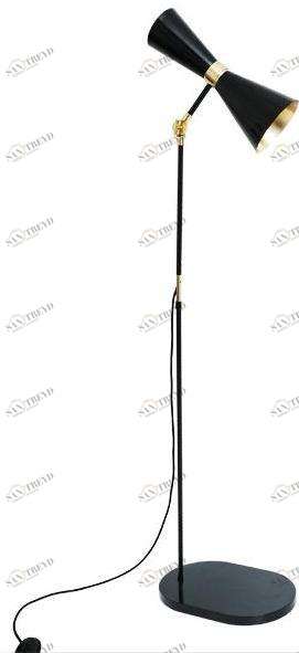 Mullan Lighting Регулируемый торшер ручной работы из латуни Cairo Mlfl001 