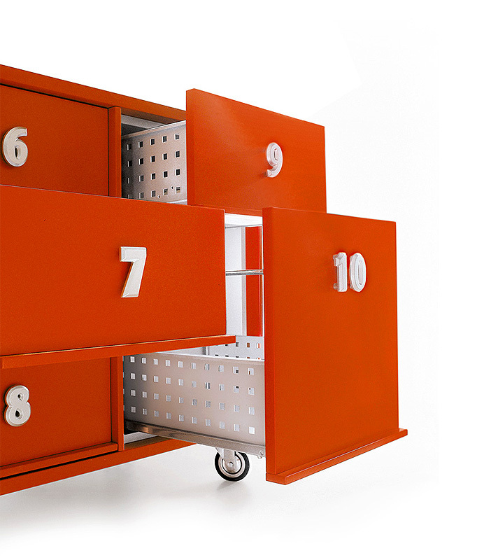 Комод TOOLBOX EMMEBI T25 + T20 + OTR4  - Вид №1