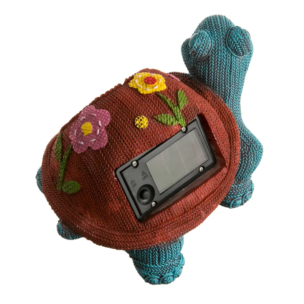 Светильник на солнечных батареях Knitturtle, 19 см, полирезина/полипропен Santreyd STLM-2037558 - Вид №1