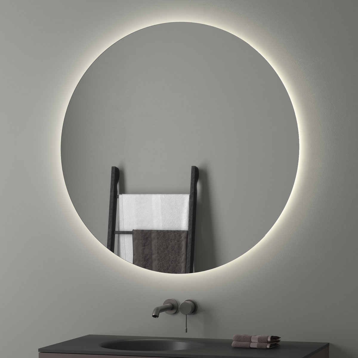 BY 2547 Зеркало с LED-подсветкой 27 W EVOFORM Ledshine - Вид №5