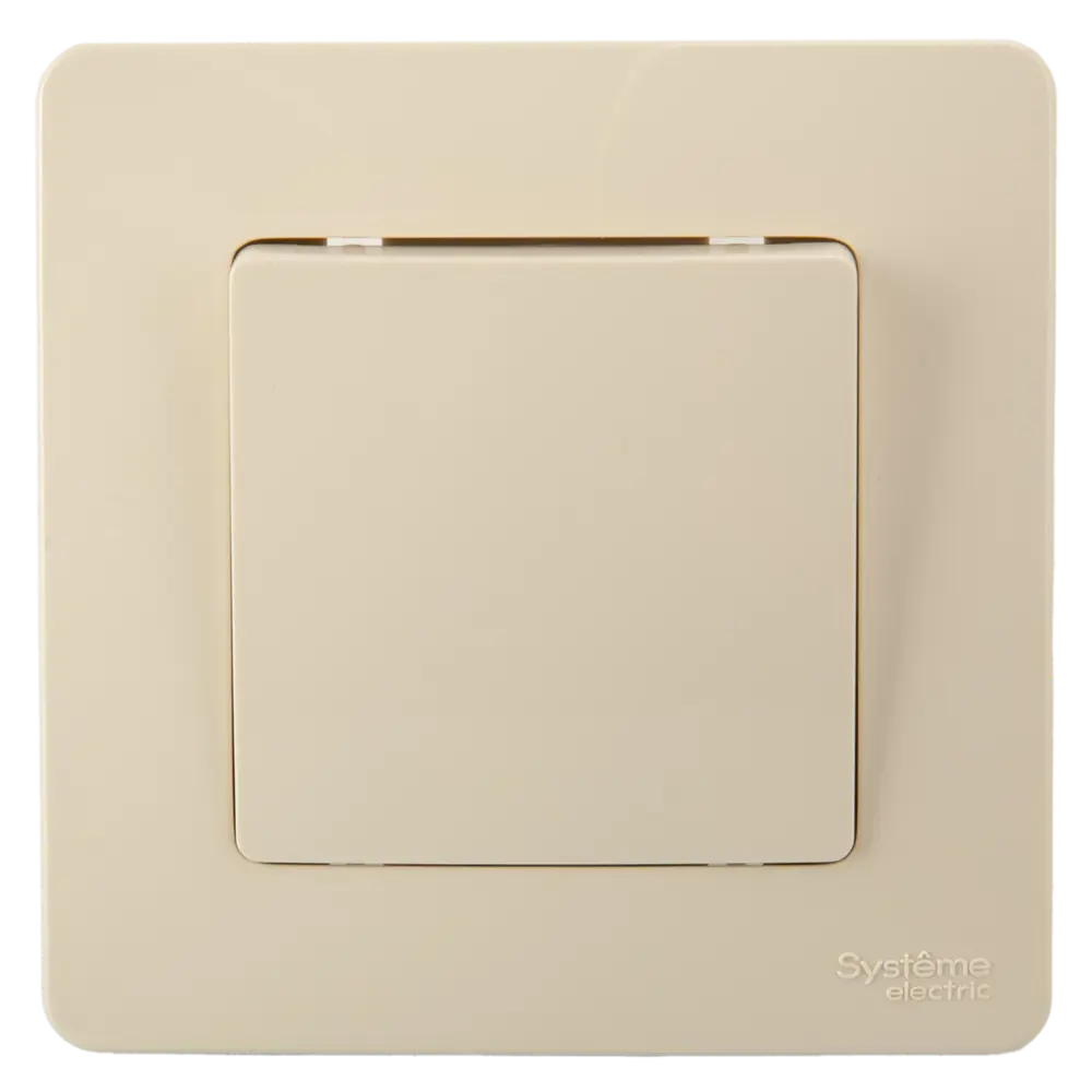 Выключатель проходной встраиваемый Systeme Electric Blanca 1 клавиша цвет бежевый STLM-2179216 - Вид №1