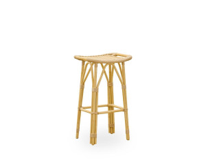 Высокий стул из Алу-ротанга и ArtFibre с подставкой для ног