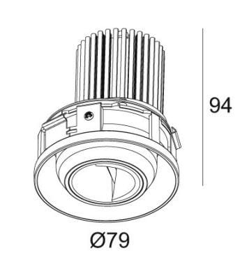 Круглый светодиодный светильник Deltalight Entero ARCH-00036299 - Вид №3