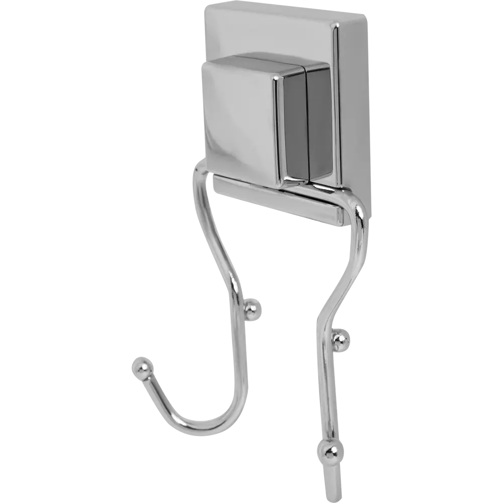 Крючок двухрожковый Sensea «Smart Lock» на присоске цвет хром STLM-2090376 - Вид №1