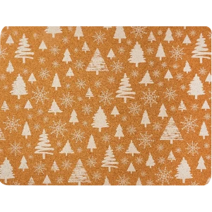 Салфетка 30x40 см Зима пробка белая 84547159 STLM-2151206