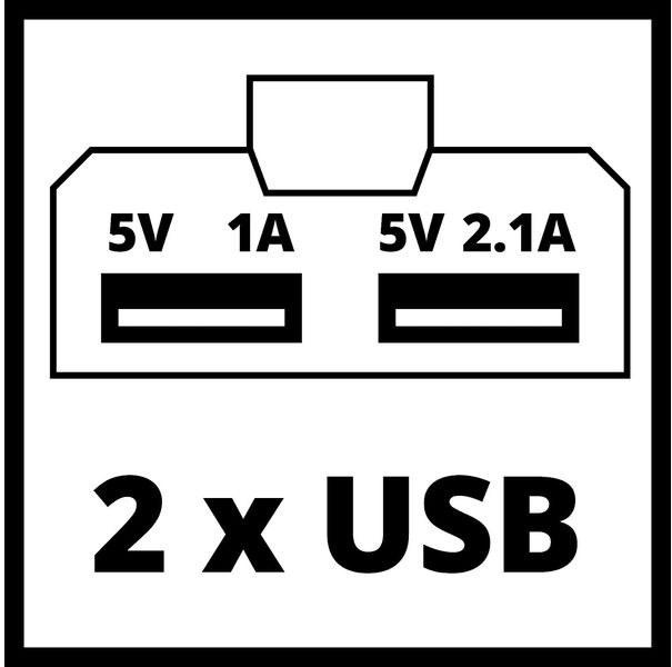 EINHELL Usb-адаптер для аккумулятора Accessori utensili sun-id-1415970 - Вид №3