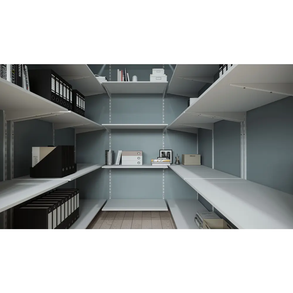 Кронштейн двухрядный KONSENSA 25x5.6x1.3 см нагрузка до 25 кг цвет белый STLM-2027434 - Вид №13