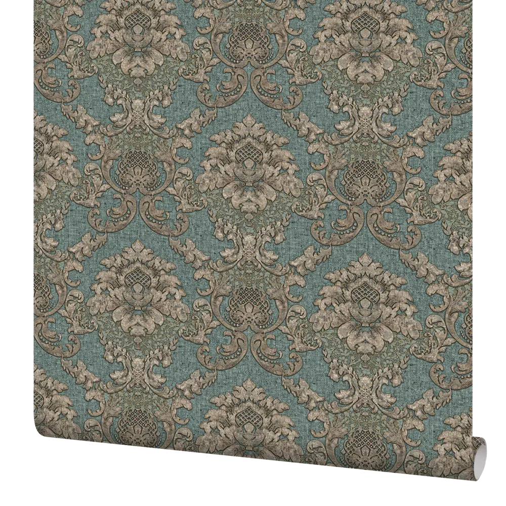 Обои флизелиновые Erismann Bolero 1.06 м ЭР60157-07 зелёные STLM-2052871